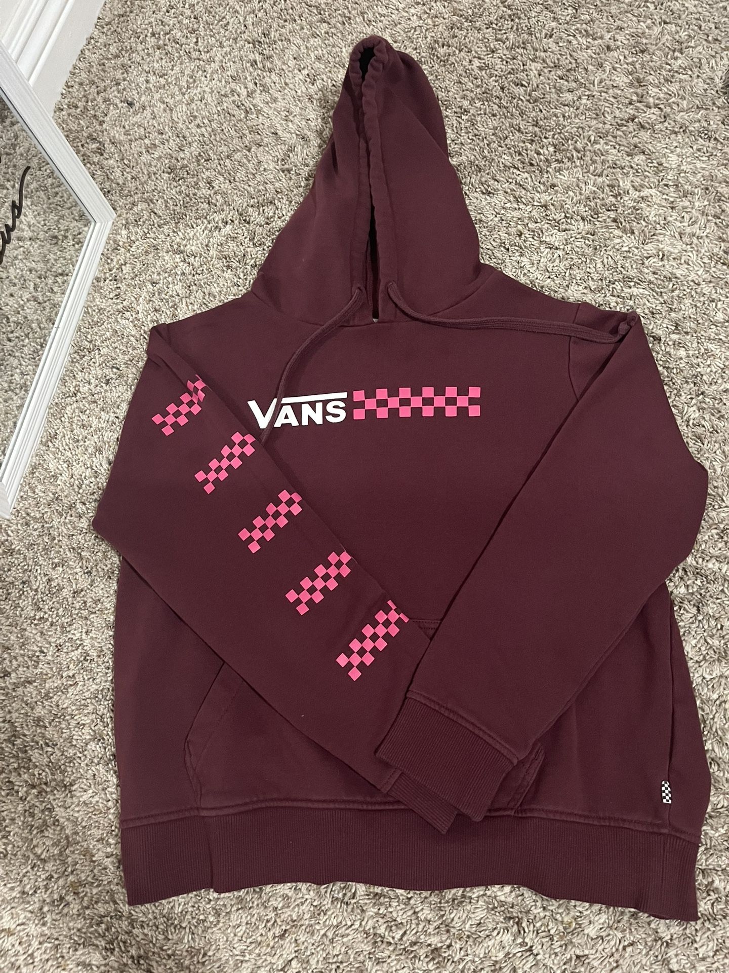 Vans hoodie burgundy