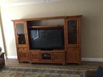 Entertainment Center, Buffet, Table, Chairs, End Tables