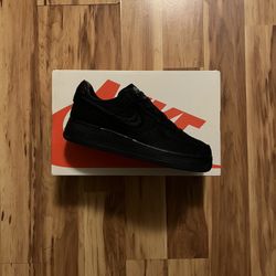 Nike Air Force 1 Low Stussy Black Size 7