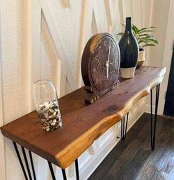 Walnut Console table