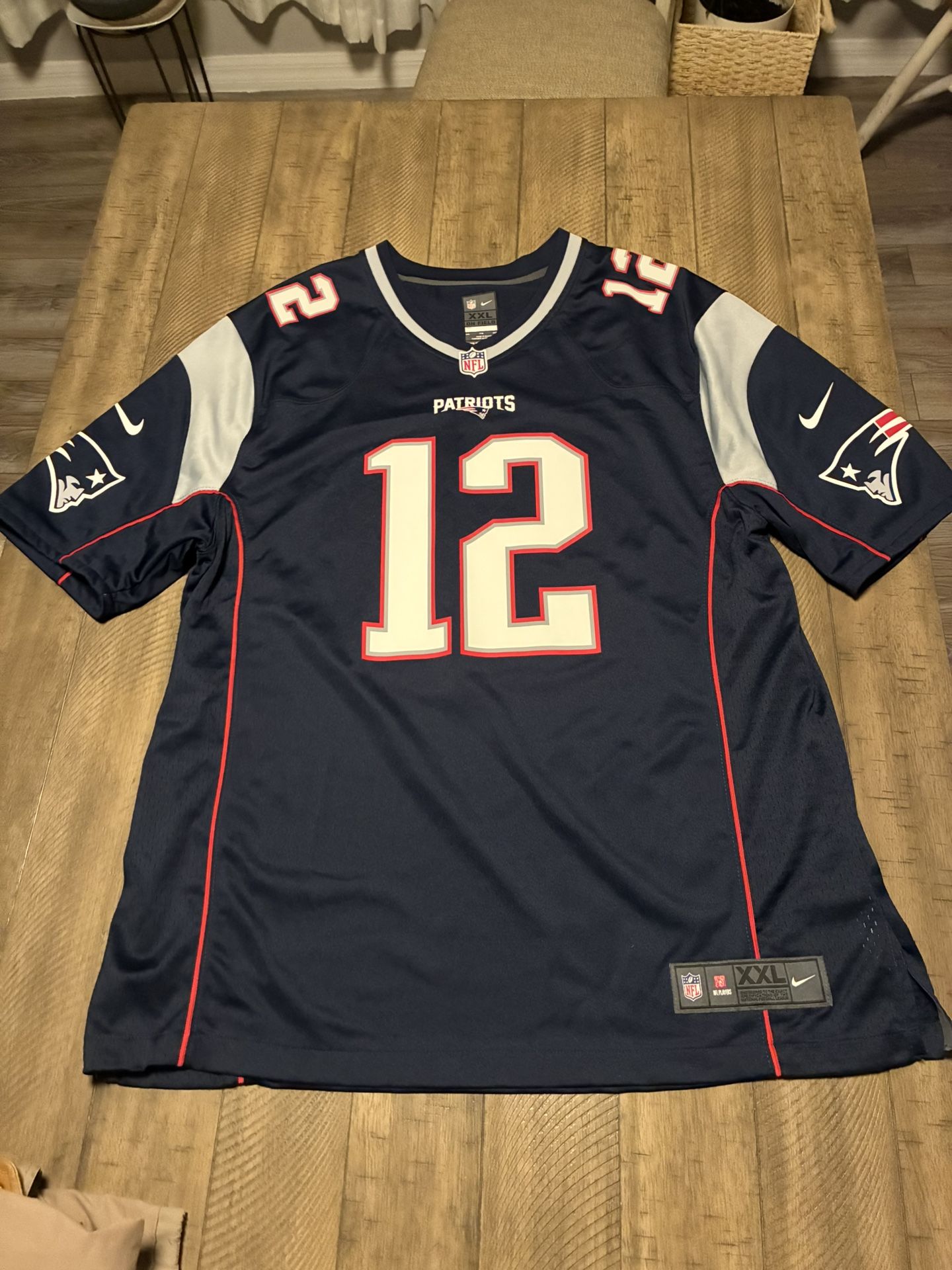 Nike NFL On Field Stitched Tom Brady New England Patriots Jersey Size XXL GOAT