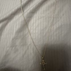 14K Chain And Pendant 