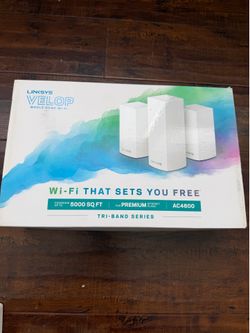 WIFI Lynksys Velop whole home extenders