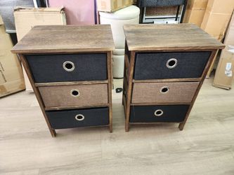 2 Night stand (23"Hx16"W x11"D)