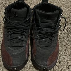 Jordan’s Size 8.0 burgundy, and black