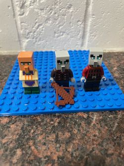 LEGO Minecraft Minifigure Lot of 3