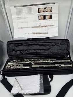 POGOLAB Flutes, Closed Hole C 16 Keys Flute Instrument, Student Flute for Beginner Advanced Player