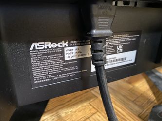 Computer Monitor ASRock Phantom Curved Monitor $180