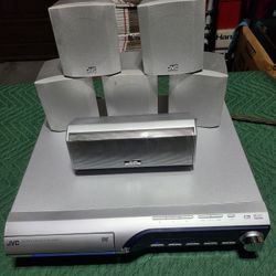 Vintage JVC TH-M603 DVD Home Theater 5-Disc Change  Sold As Is
