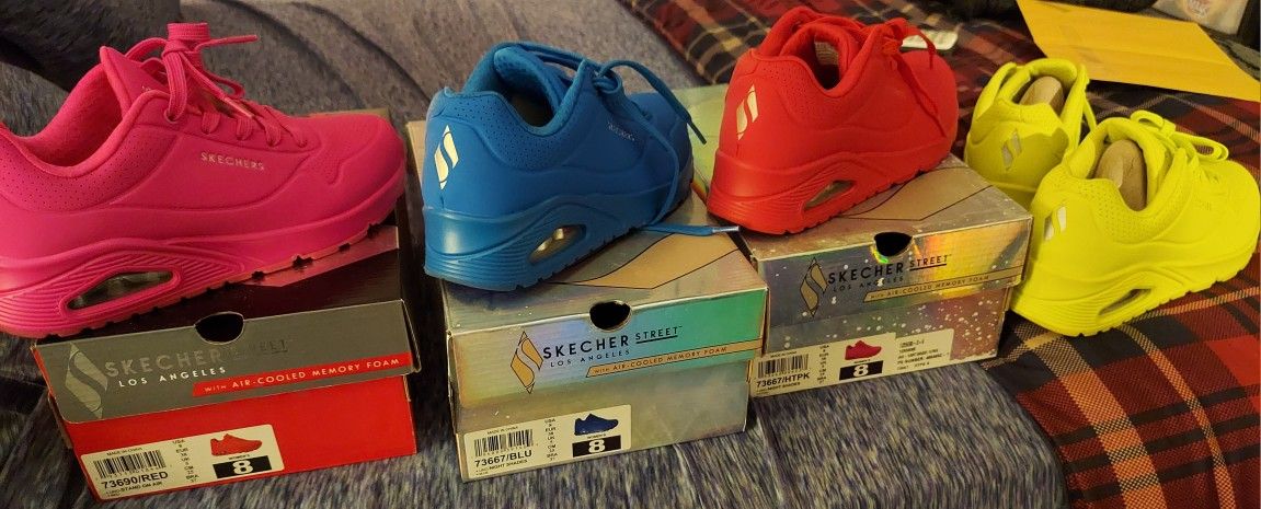 Skechers, Fila, Nike, New Balance Shoes