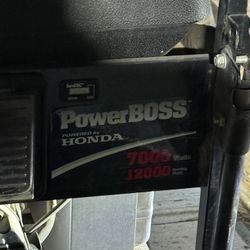 Honda Power boss Generator 12,000 Watts 