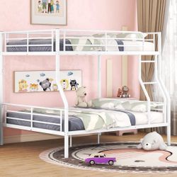 FULL size bunk bed over QUEEN bunk bed 