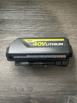40v Ryobi battery 4ah