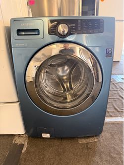 Samsung blue front load washer 4.5 cubic