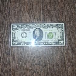  $20 1928 B Series