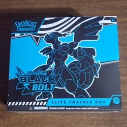 Pokemon Cards Scarlet and Violet Black Bolt Elite Trainer Box(TEAR)