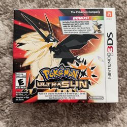 Pokemon Ultra Sun With Cardboard Sleeve