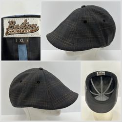 Boston Scally 8 Panel Plaid Trainer Cap Size XL