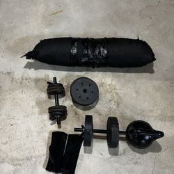 Weights Wreck Bag And Kettle Bell 