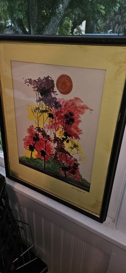 Flowers Wall Art Painting Framed