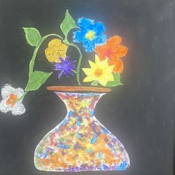 Speckled Bloom Painting 