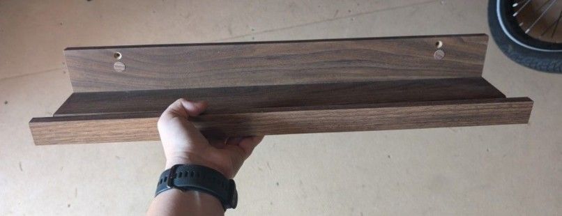 IKEA Shelves MOSSLANDA Walnut Picture Shelf