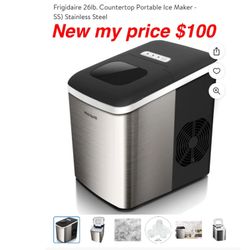 New Frigidaire counter top ice maker $100 firm cash only pick up east Palmdale 