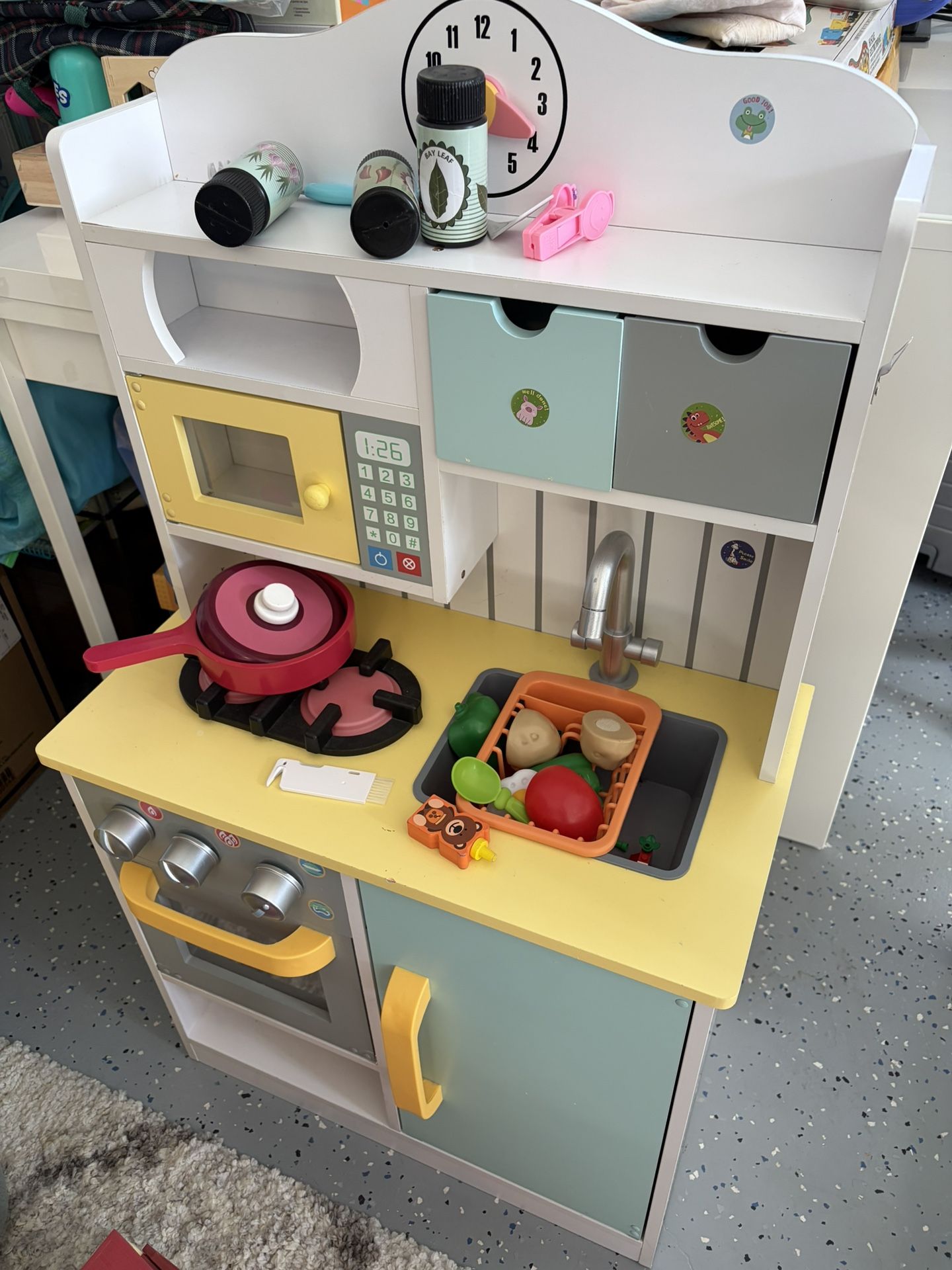 Toddler Kitchen Play Station