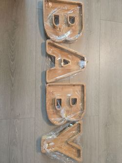 Charcuterie Board Letters for Baby Shower