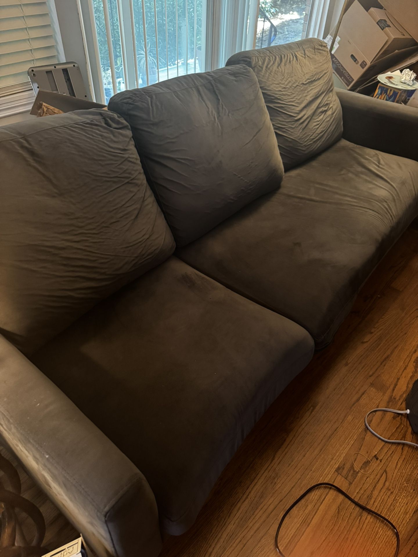 Dark Blue Ashy Couch / Sectional