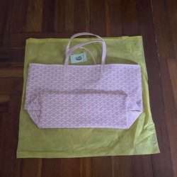 Pink Goyard Tote Bag