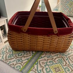 Large Longaberger 2001 - Hostess Collection Classic Craft Keeper Basket Combo 