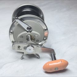 F84- Vintage Kencor Drum No. 820 SUS 18-8 Stainless Steel Fishing Reel Japan