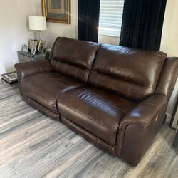 leather couch