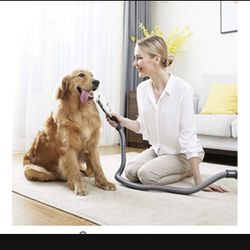 Vacuyahu 3in 1Multipurpose Cordless Pet Grooming Vacuum with Patent Dog/Cat GroomingBrush(Comb and Clean PetsHair) Unique Pet Hair Remover Vacuum,