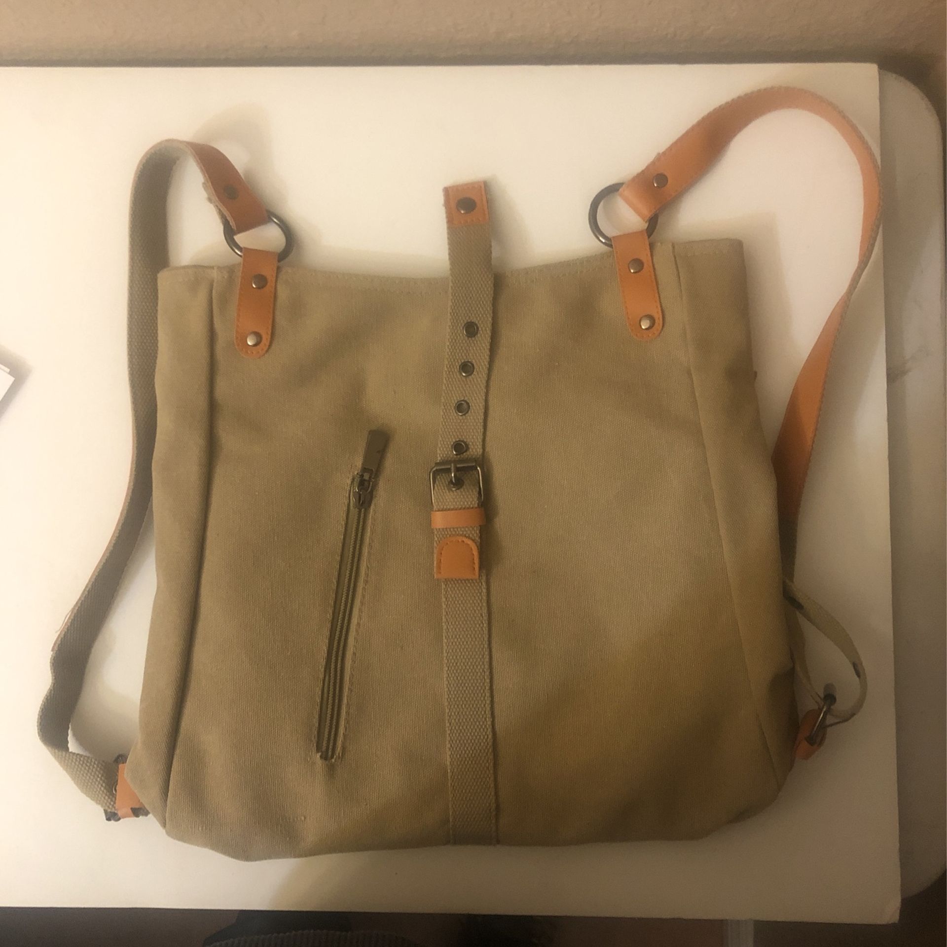 New Canvas Back Pack Carry Bag