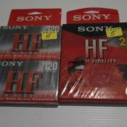 Sony Audio Cassettes. Pack of 2