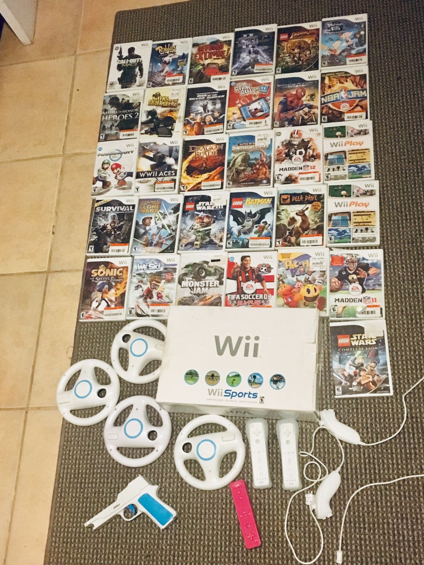 Wii Game Console & Games