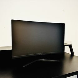 CRUA 24” Curved Gaming Monitor – 185Hz, Smooth & Clean