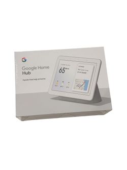 GOOGLE HOME NEST HUB 7'' SCREEN GA00516/NEW/SEALED!  Chalk