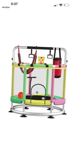 Kids trampoline in box