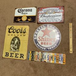 Metal Beer Signs