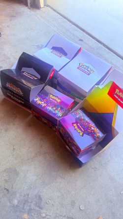 Pokemon display empty boxes for vending