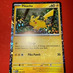 Pikachu Holo 002/015 McDonald's Promos 2024 Pokemon card 