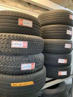 Used tires lot of sizes