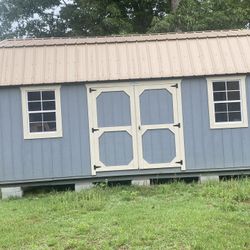 12 X 20 Shed with Two Top Storage