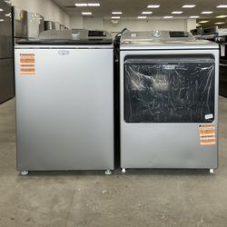 MAYTAG Extra Power 5.3 cu. ft. Top Load Smart Washer 7.4 cu. ft. Vented Electric Dryer