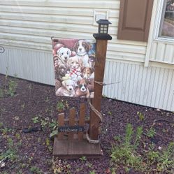 Wooden Outdoor Decor Sign