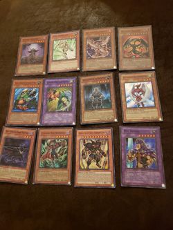 Yu-gi-oh, Super rare card lot, zombie master, toon goblin, horus the black, Berzerk Dragon