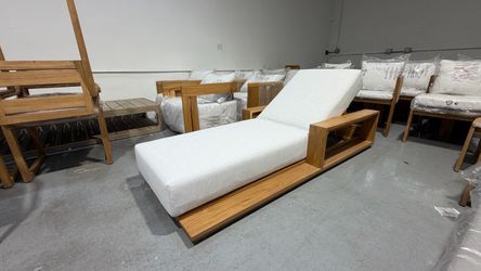 Teak Outdoor Sunbeds